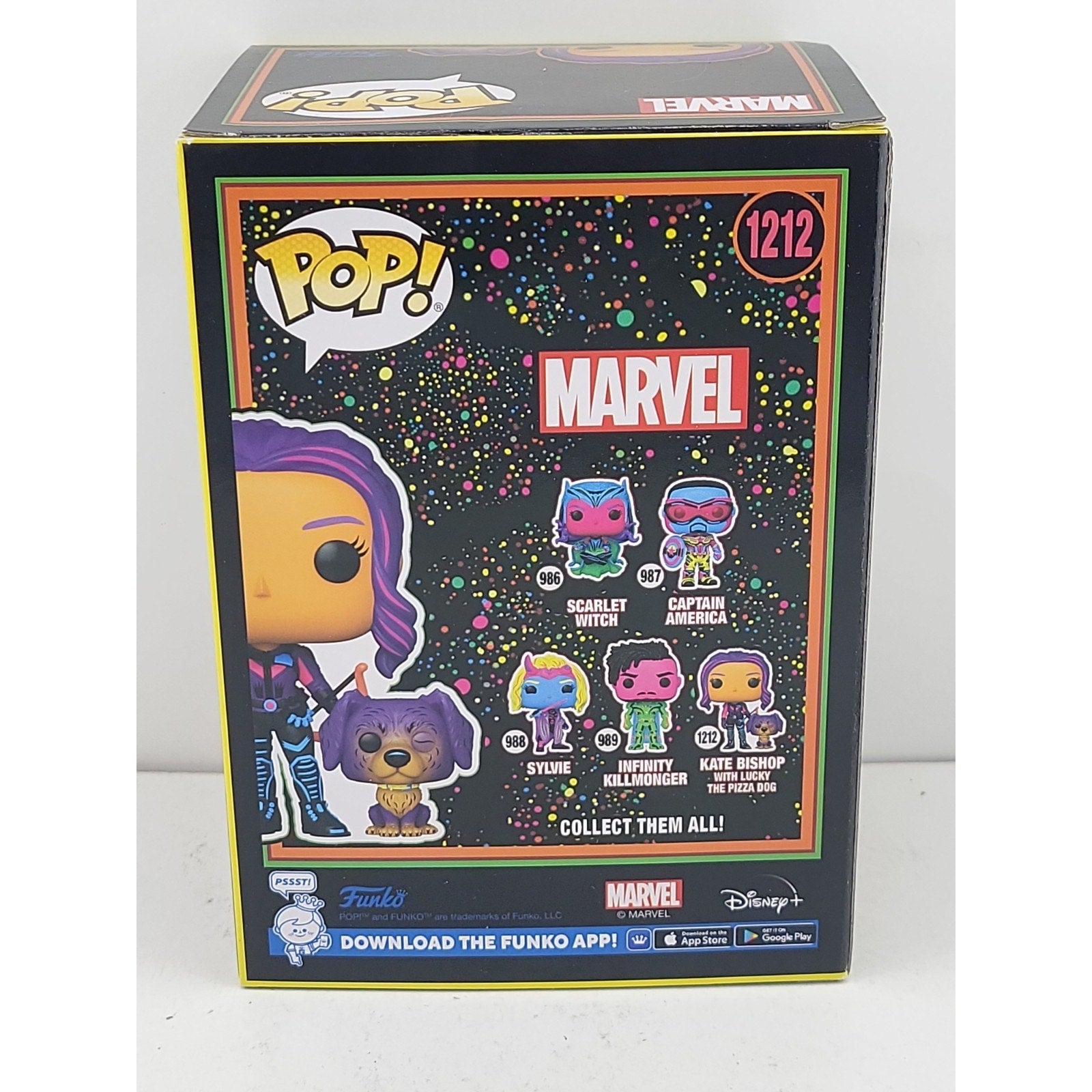 Funko Pop! Vinyl: Marvel - Kate Bishop with Lucky (Black Light) - Target...