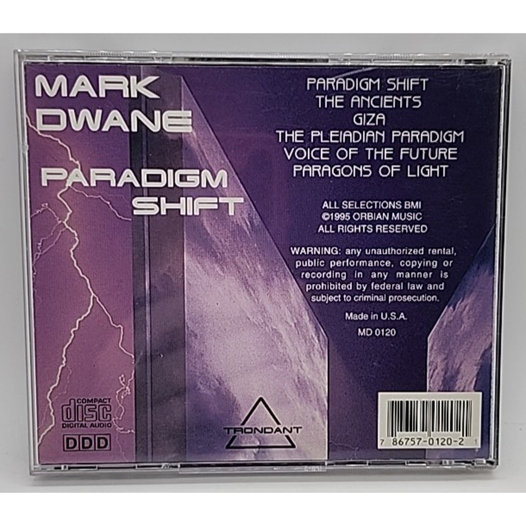 Paradigm Shift by Mark Dwane (CD, 2007)