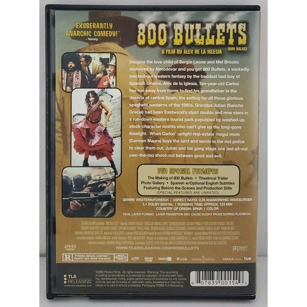 800 Bullets (DVD, 2002)