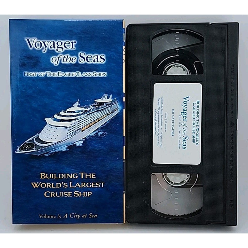 Royal Caribbean Voyager Building the World's Largest Cruise Ship VHS 3 Tape Set