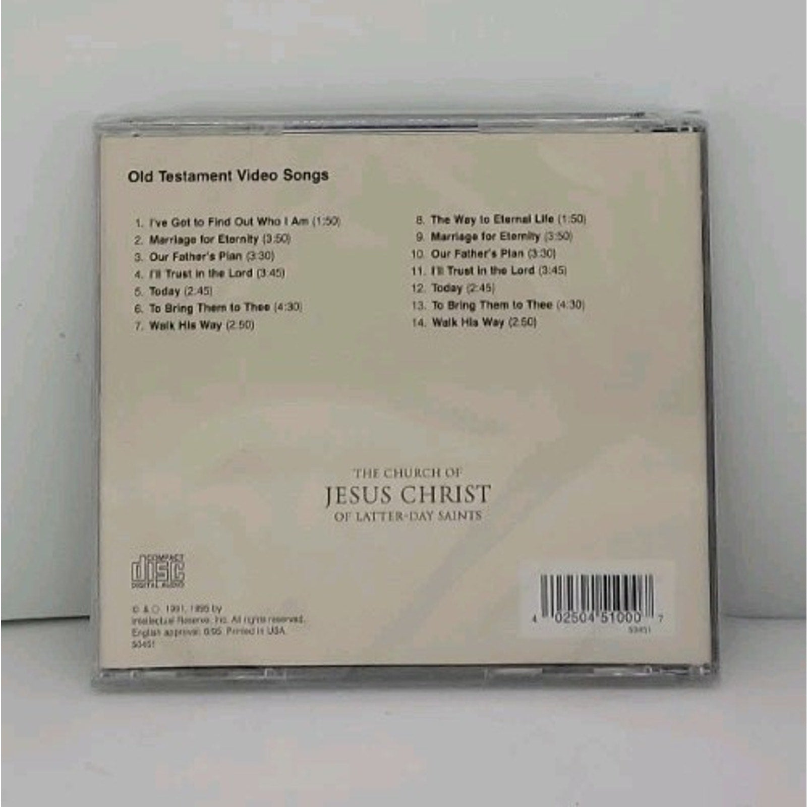 Old Testament Video Songs Christian Children Educational CD *Brand New*
