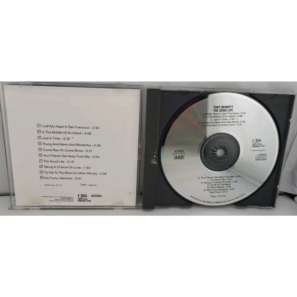 The Good Life [Sony 1990] by Tony Bennett (CD, Jul-2002, Sony Music Distribution