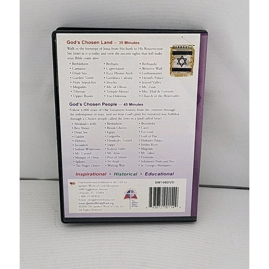 Israel... God's Chosen Land - God's Chosen People DVDs