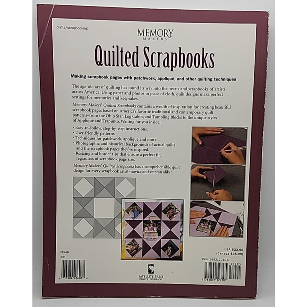 Memory Makers Quilted Scrapbooks by Memory Makers Staff (2000, Trade Paperback)