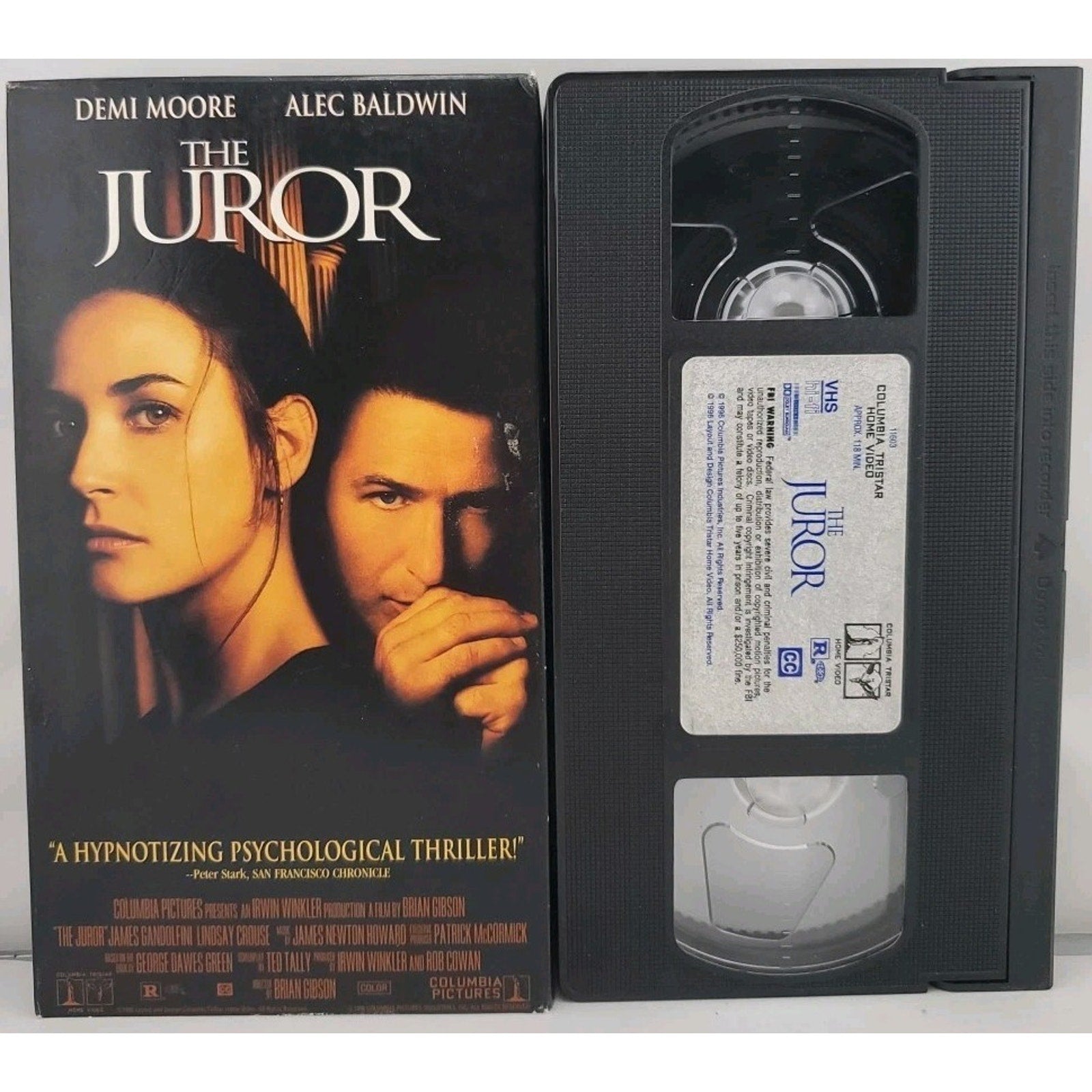 The Juror (VHS, 1996, Closed Captioned)