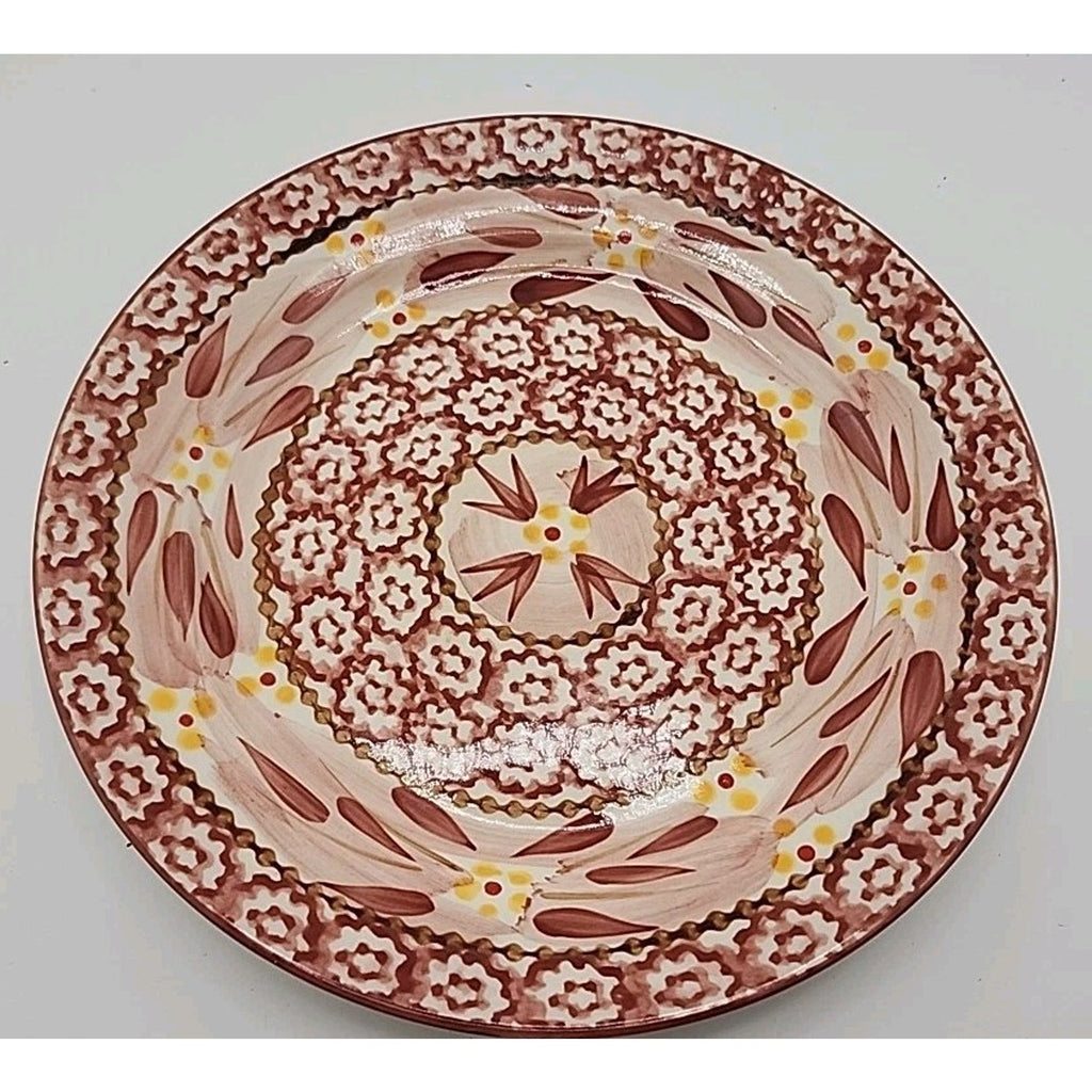Set of 6 Temptations Ovenware by Tara Old World Cranberry Red 8” Salad Plates