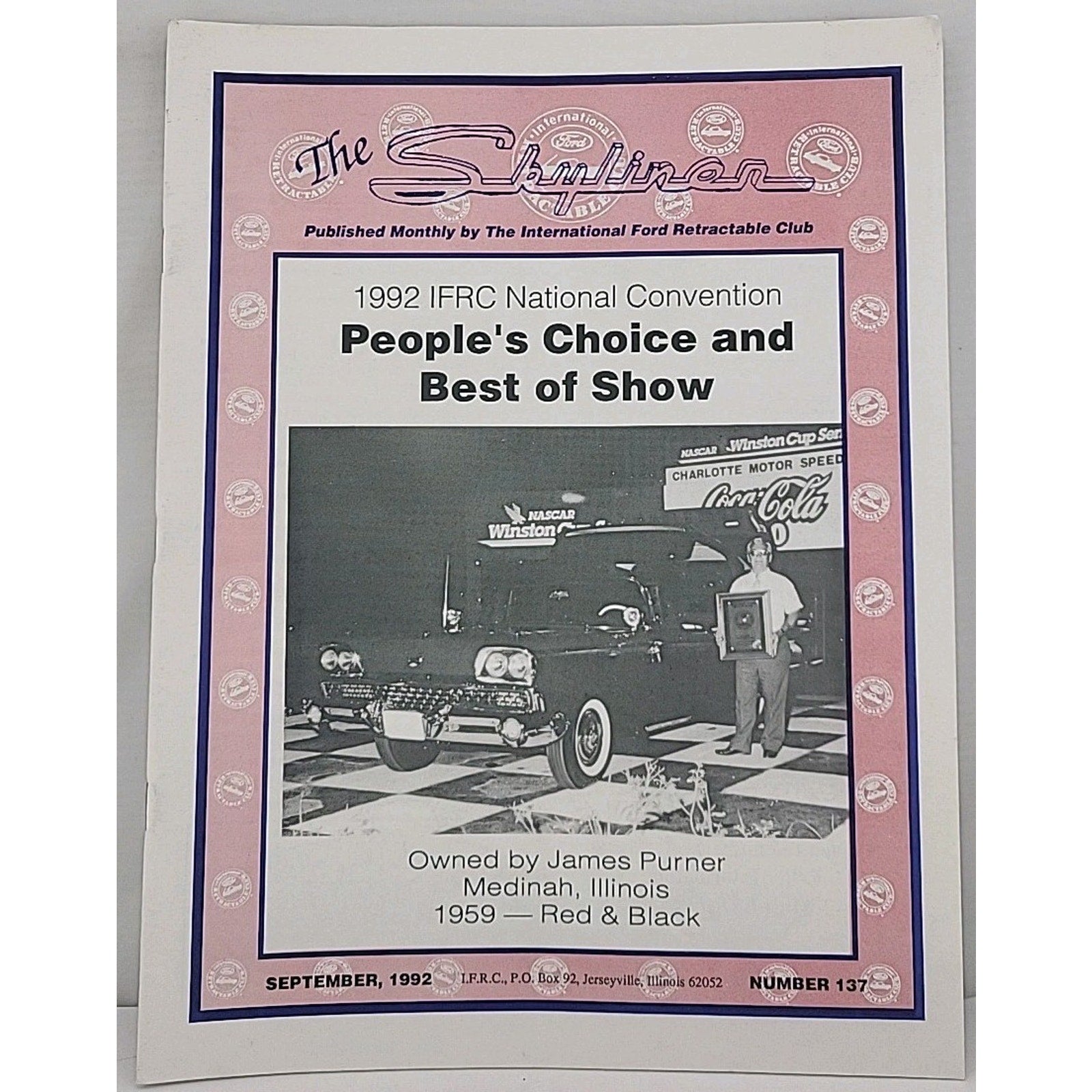 The Skyliner - International Retractable Club - September 1992 Number 137