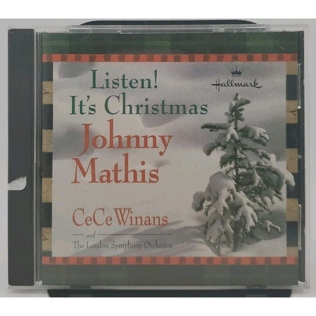 Listen! It's Christmas By Johnny Mathis - CeCe Winans (CD, 1999) Hallmark Cards