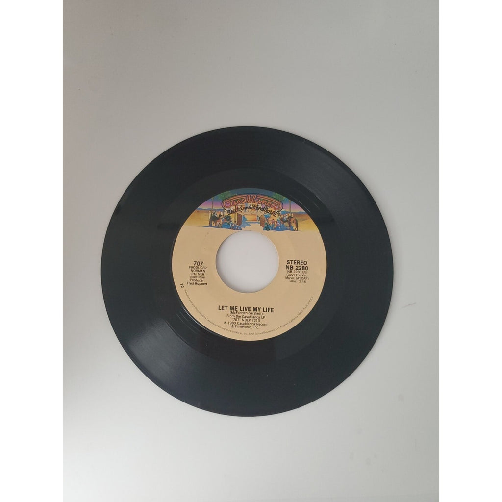 Let Me Live My Life/ I Could Be Good For You (Record)
