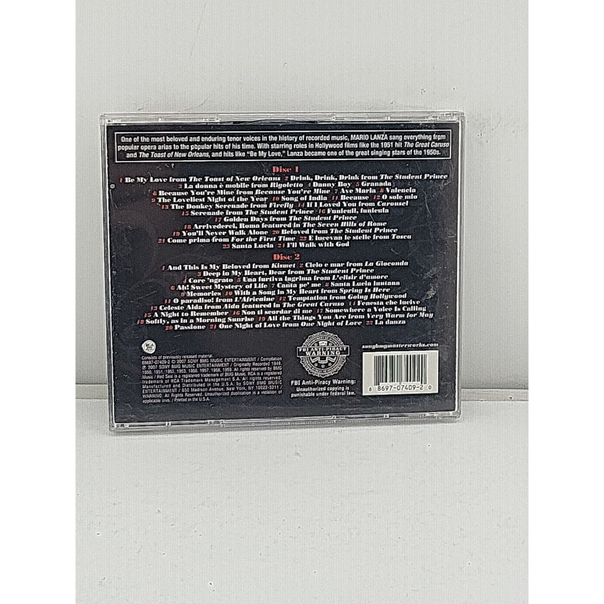 Essential Mario Lanza by Mario Lanza (CD, 2007)