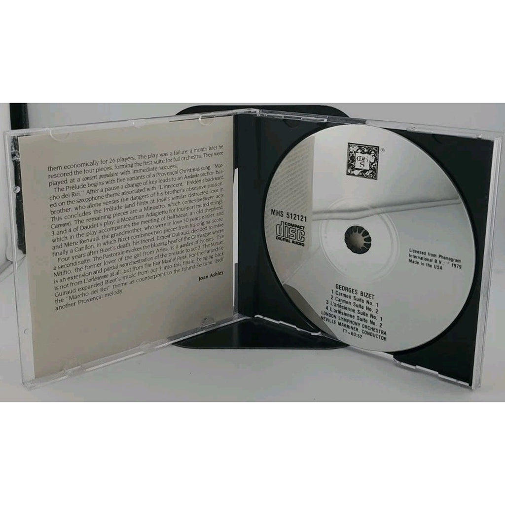 Georges Bizet CD L'Arlesienne and Carmen Suites 1 & 2 1989