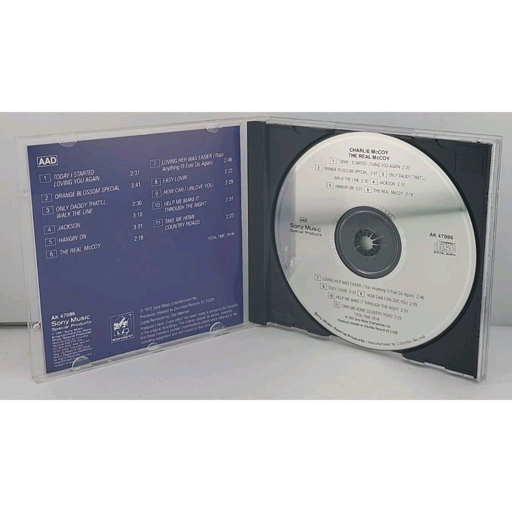 The Real McCoy by Charlie McCoy (CD, May-1991, Monument Records)