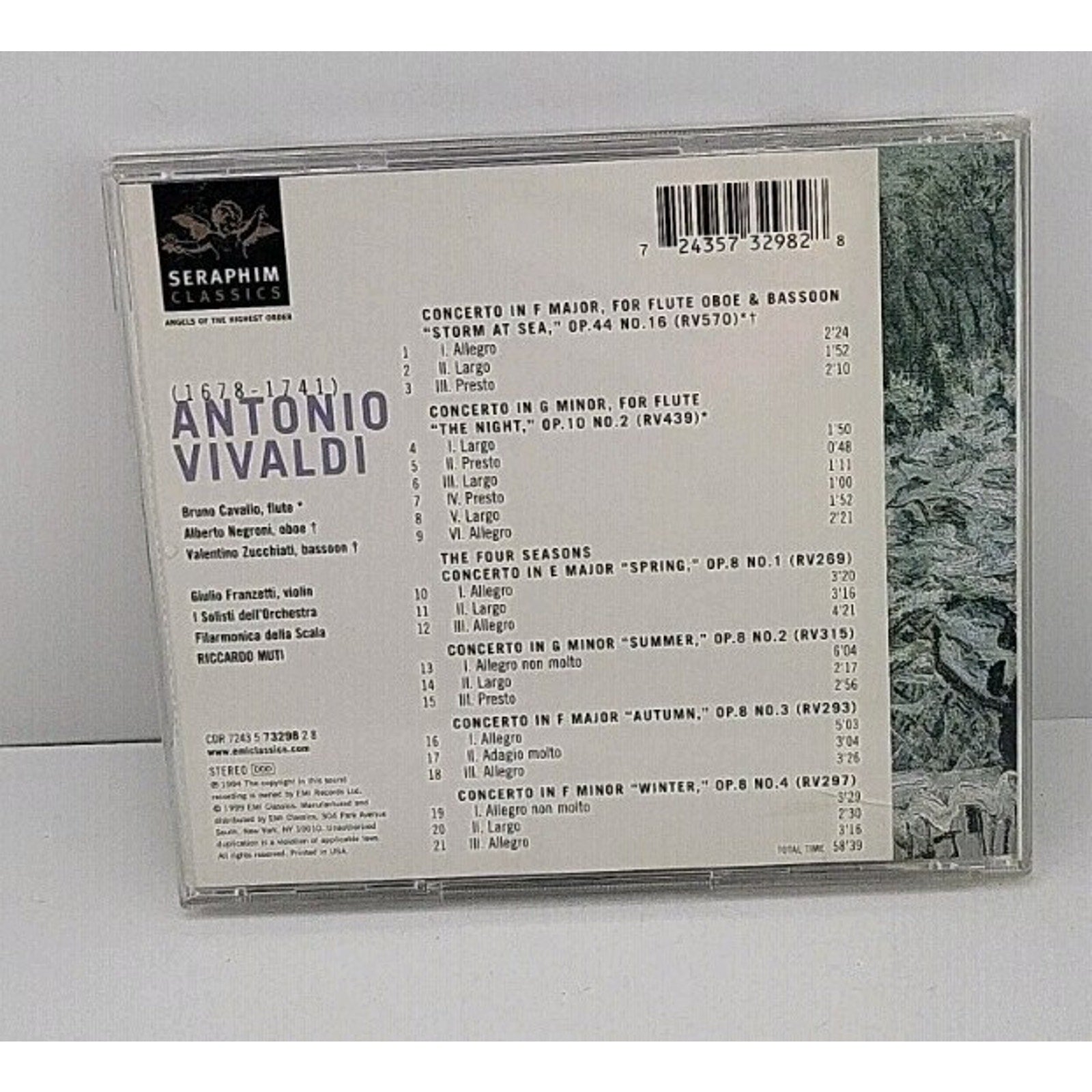 Four Seasons by Riccardo Muti (CD, 1999)