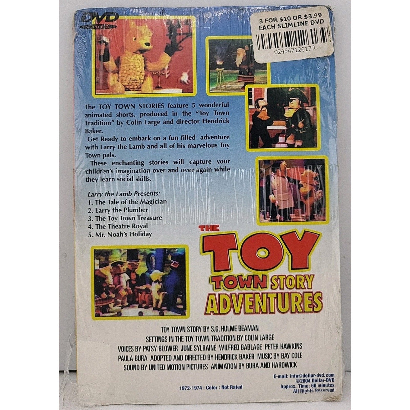 The Toy Town Story Adventures DVD *Brand New* *NO Case*