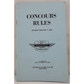 Classic Thunderbird Club International - Concours Rules