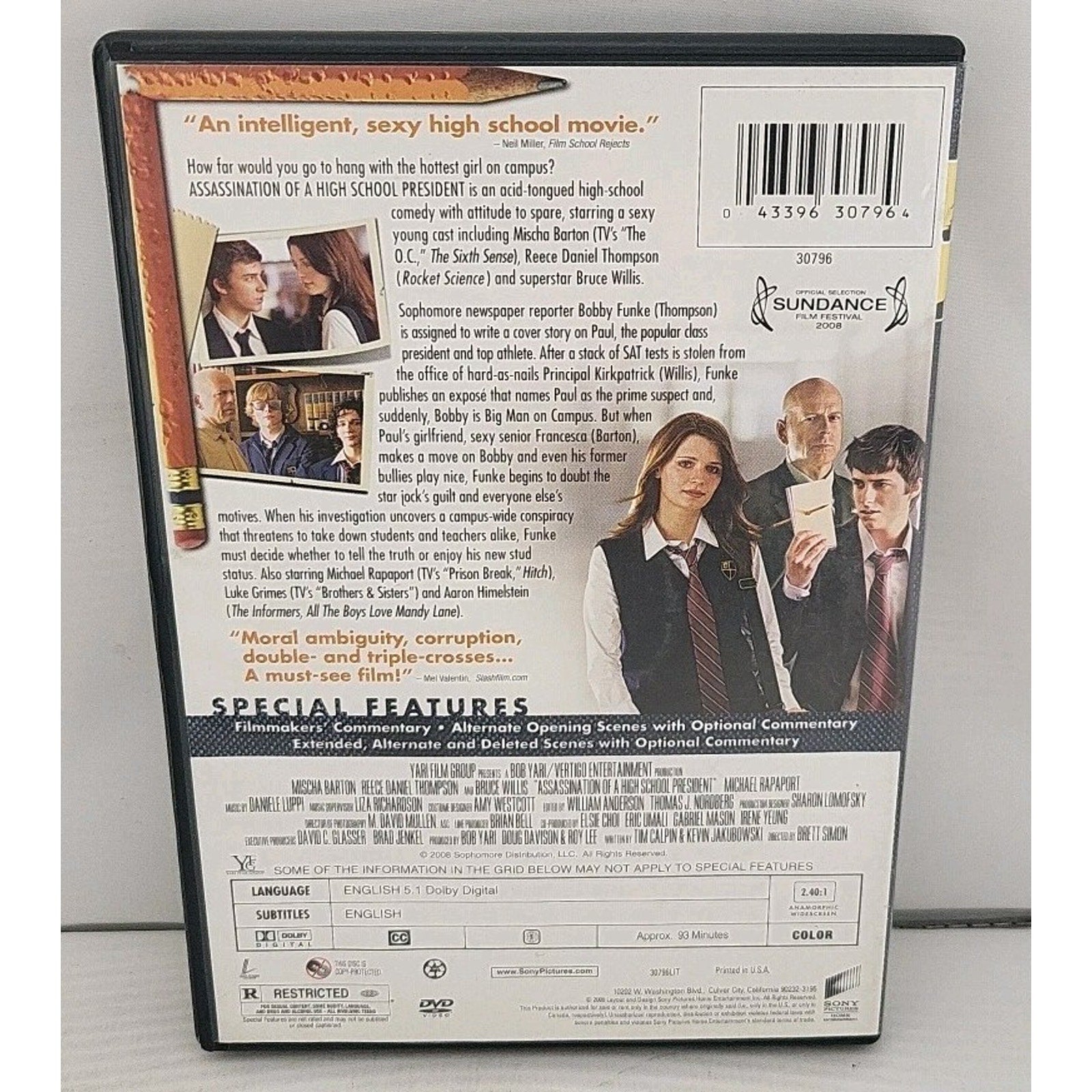 Assassination of a High School President (DVD-2009)