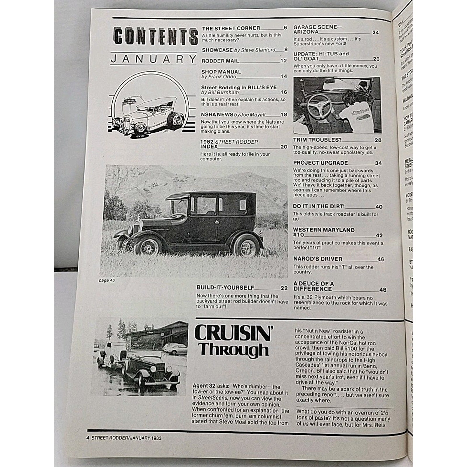 Street Rodder Magazine January 1983 Volume 12 No. 1
