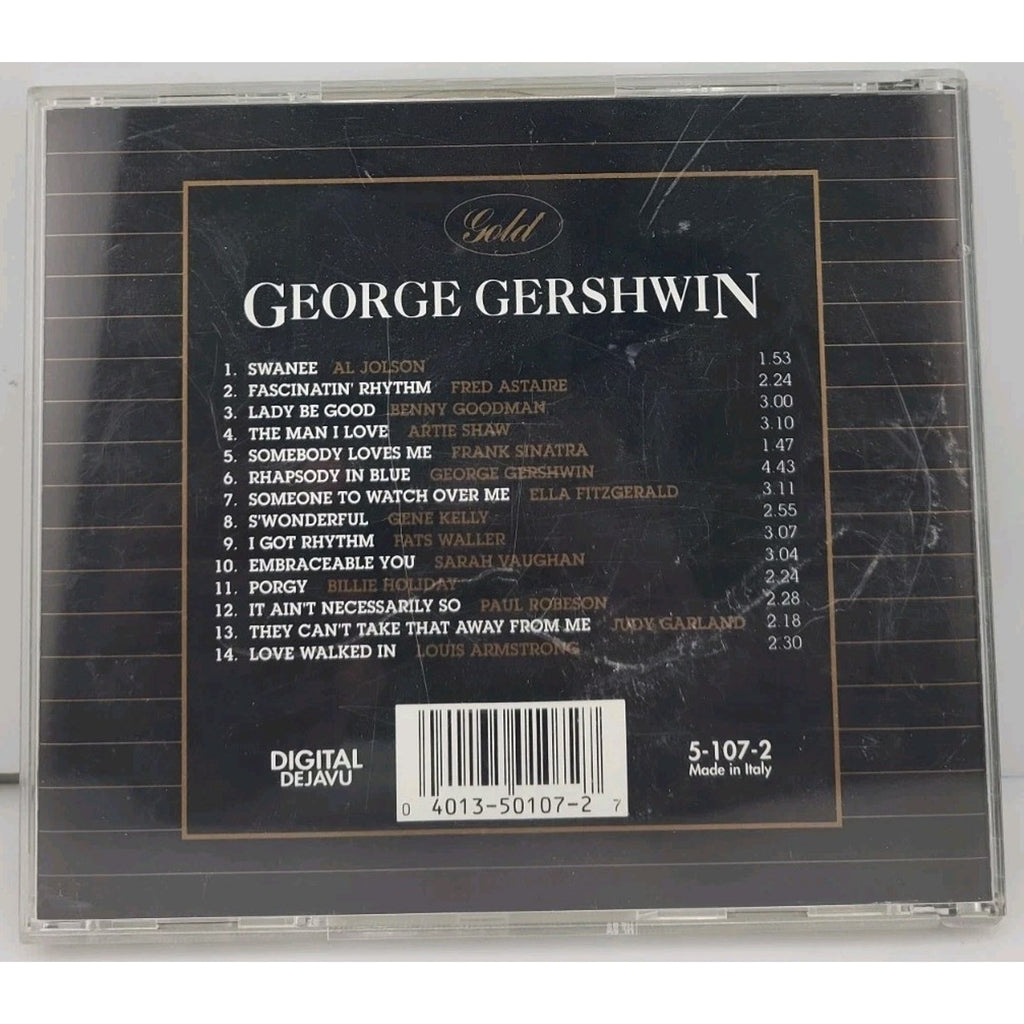 The George Gershwin Gold Collection Music CD
