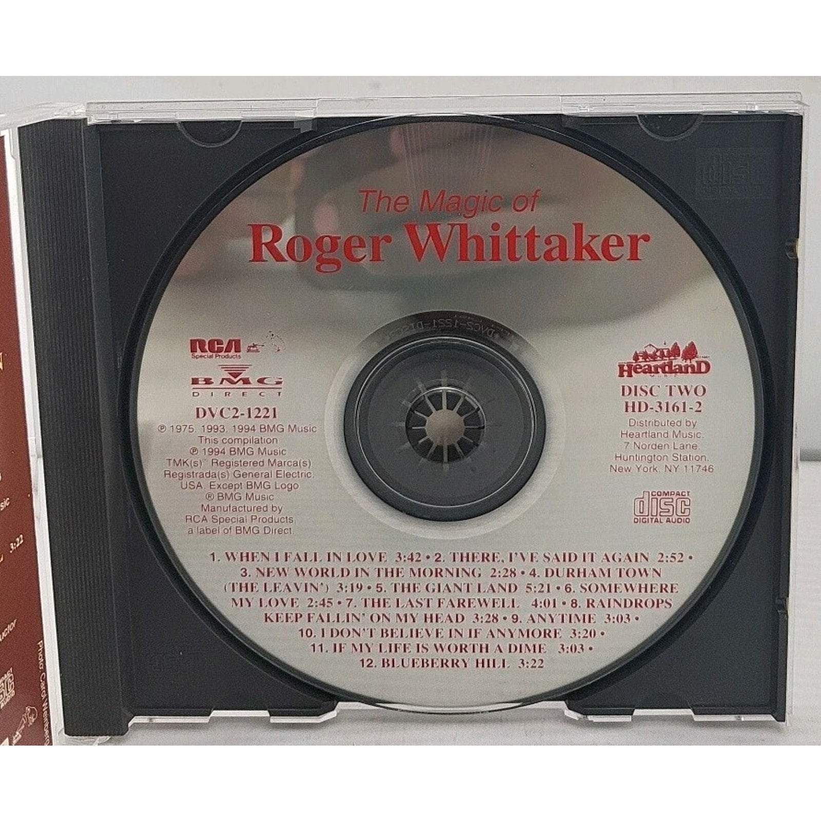 Roger Whittaker ‎– The Magic Of Roger Whittaker / CD Disc Two