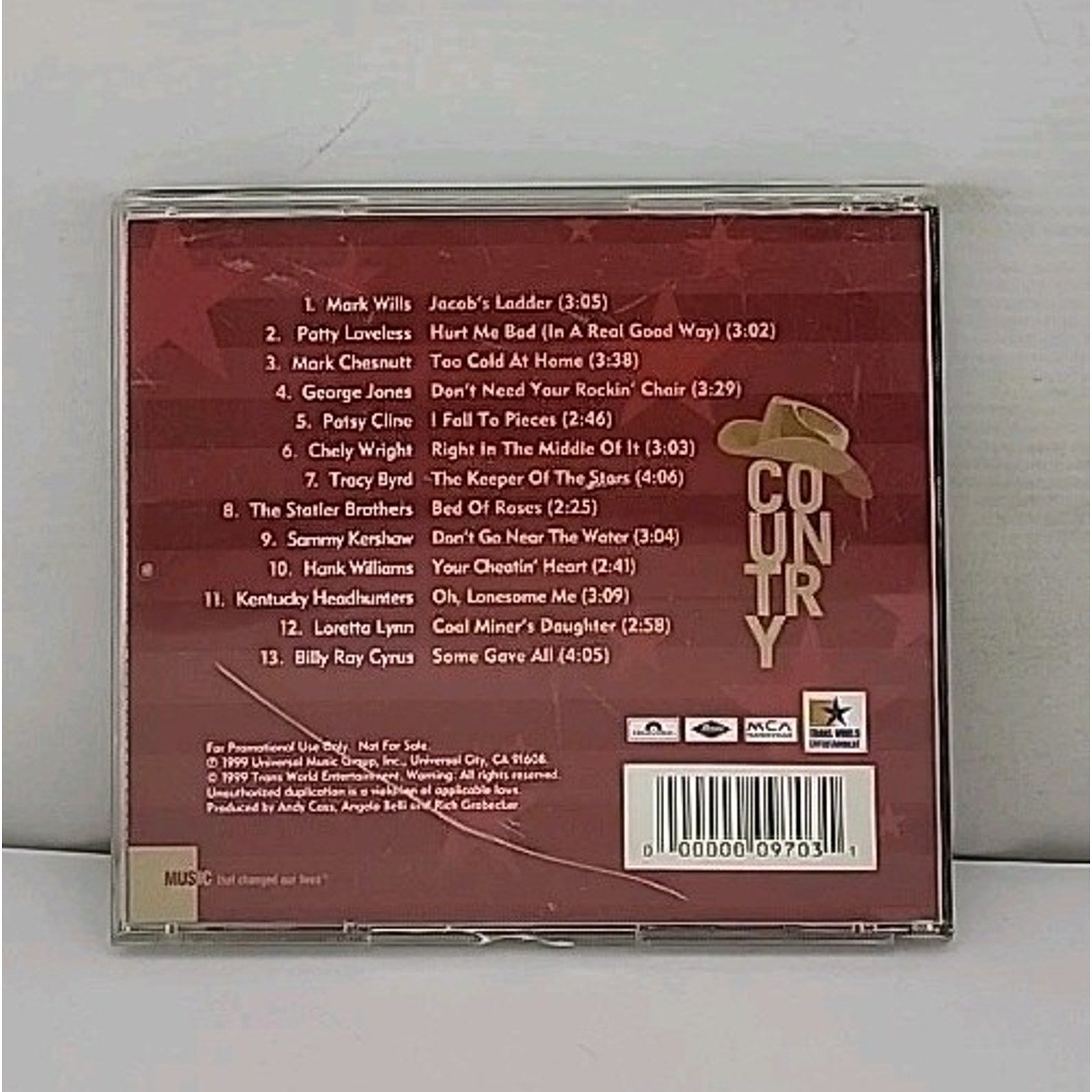 Country Music That Changed Our Lives CD 13 Tracks! Universal Music