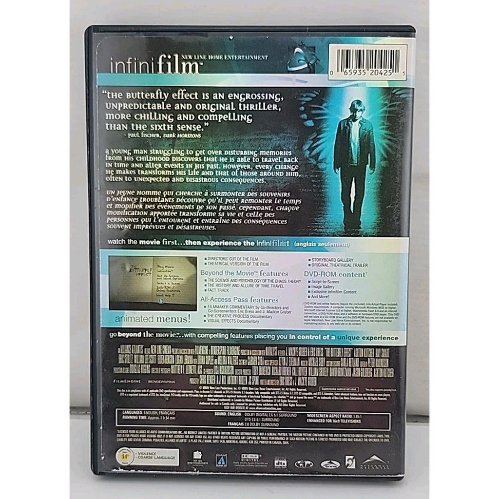 Butterfly Effect DVD Canadian