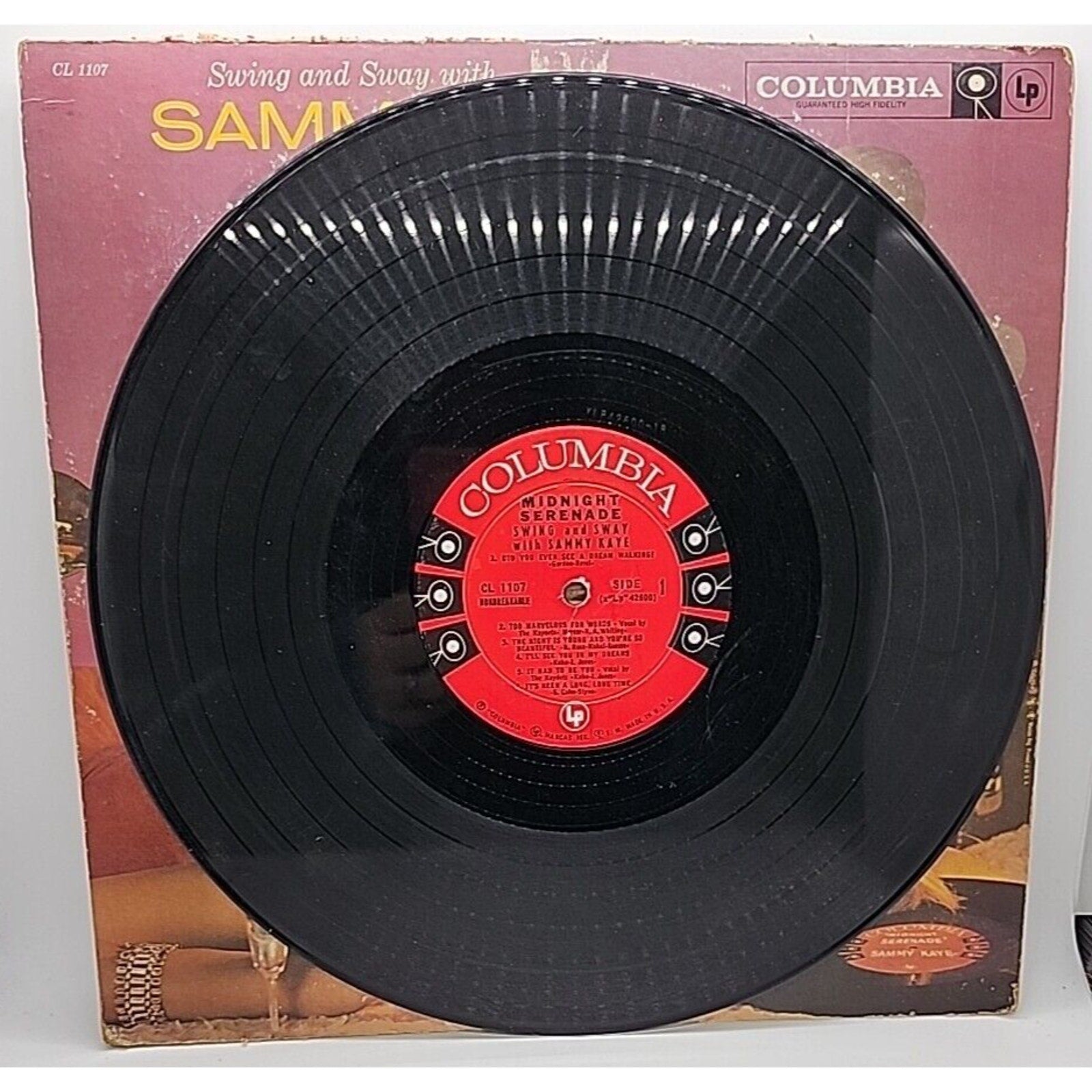 Midnight Serenade Swing And Sway With Sammy Kaye CL 1107 Columbia Records (Recor