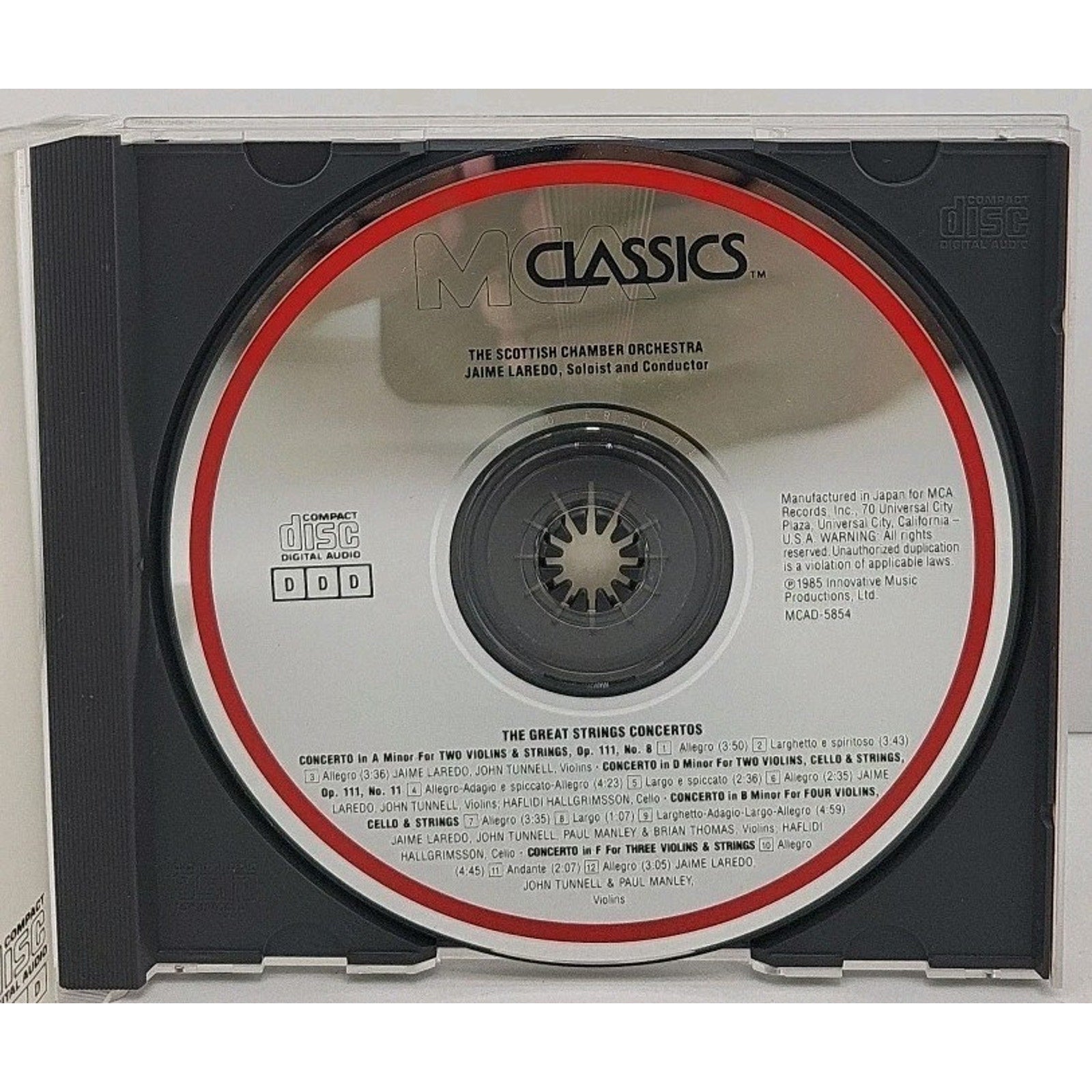Vivaldi The Great String Concertos CD