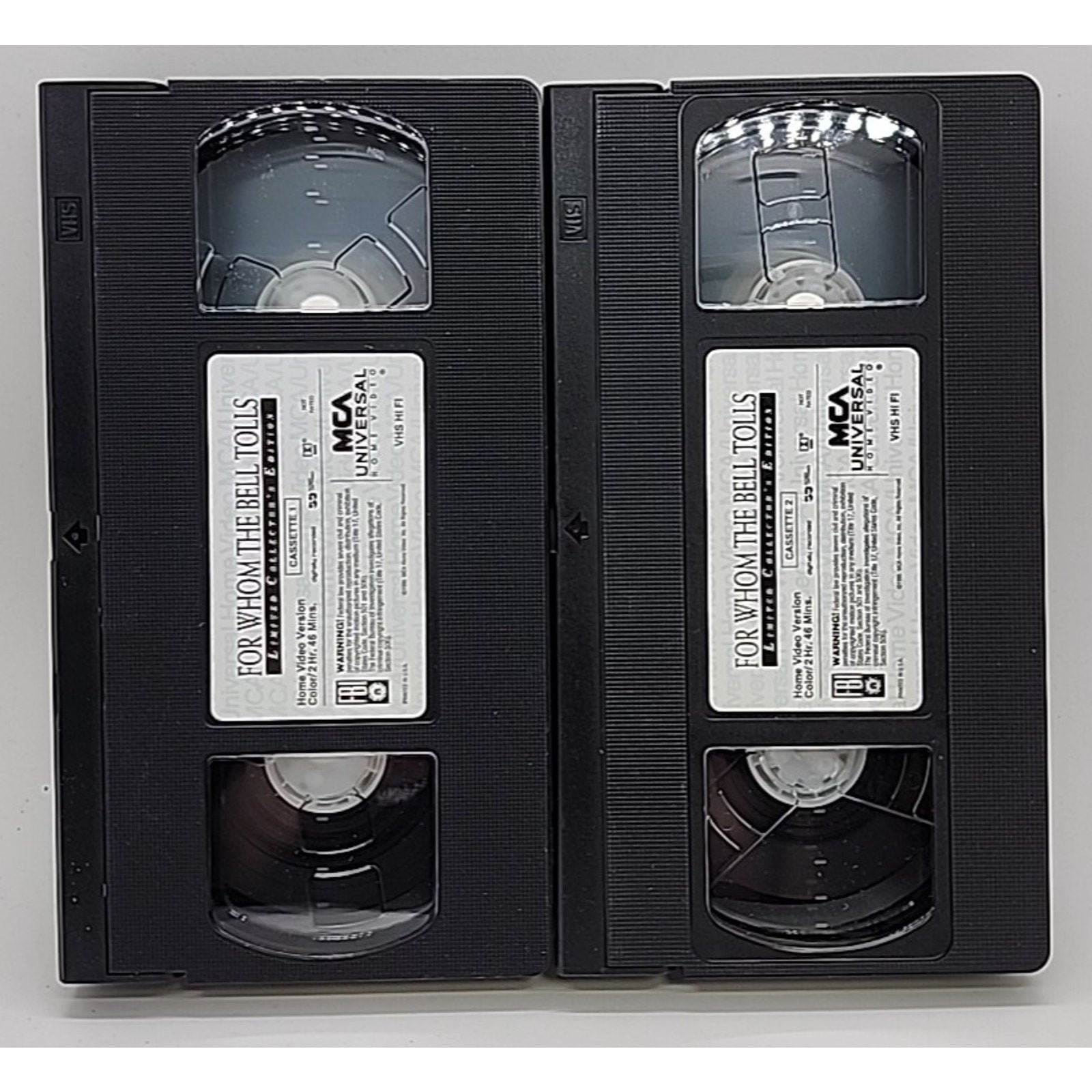 For Whom the Bell Tolls (VHS, 1995, 2-Tape Set)