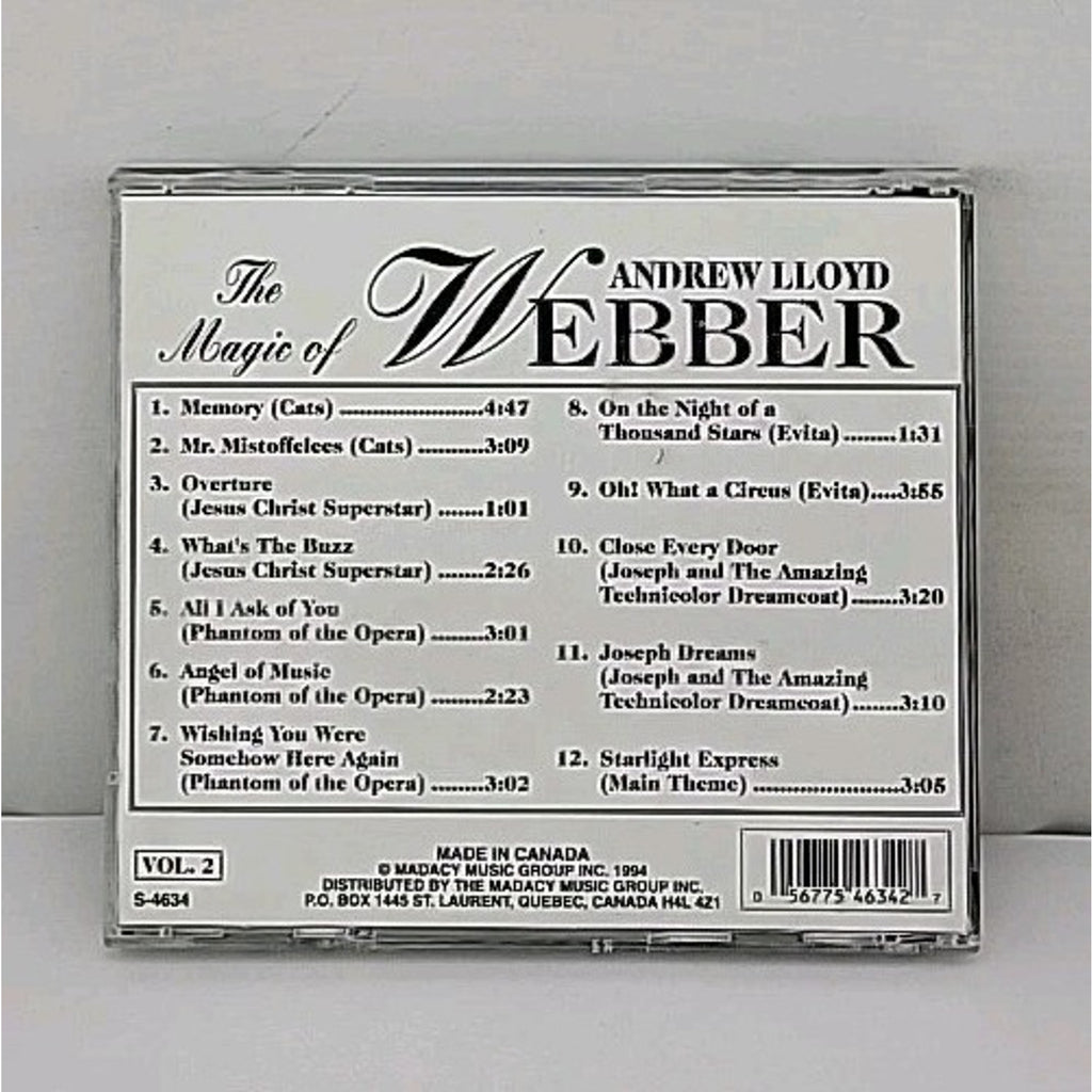 The Magic of Andrew Lloyd Webber, Vol. 2 by Andrew Lloyd Webber (Composer) (CD,