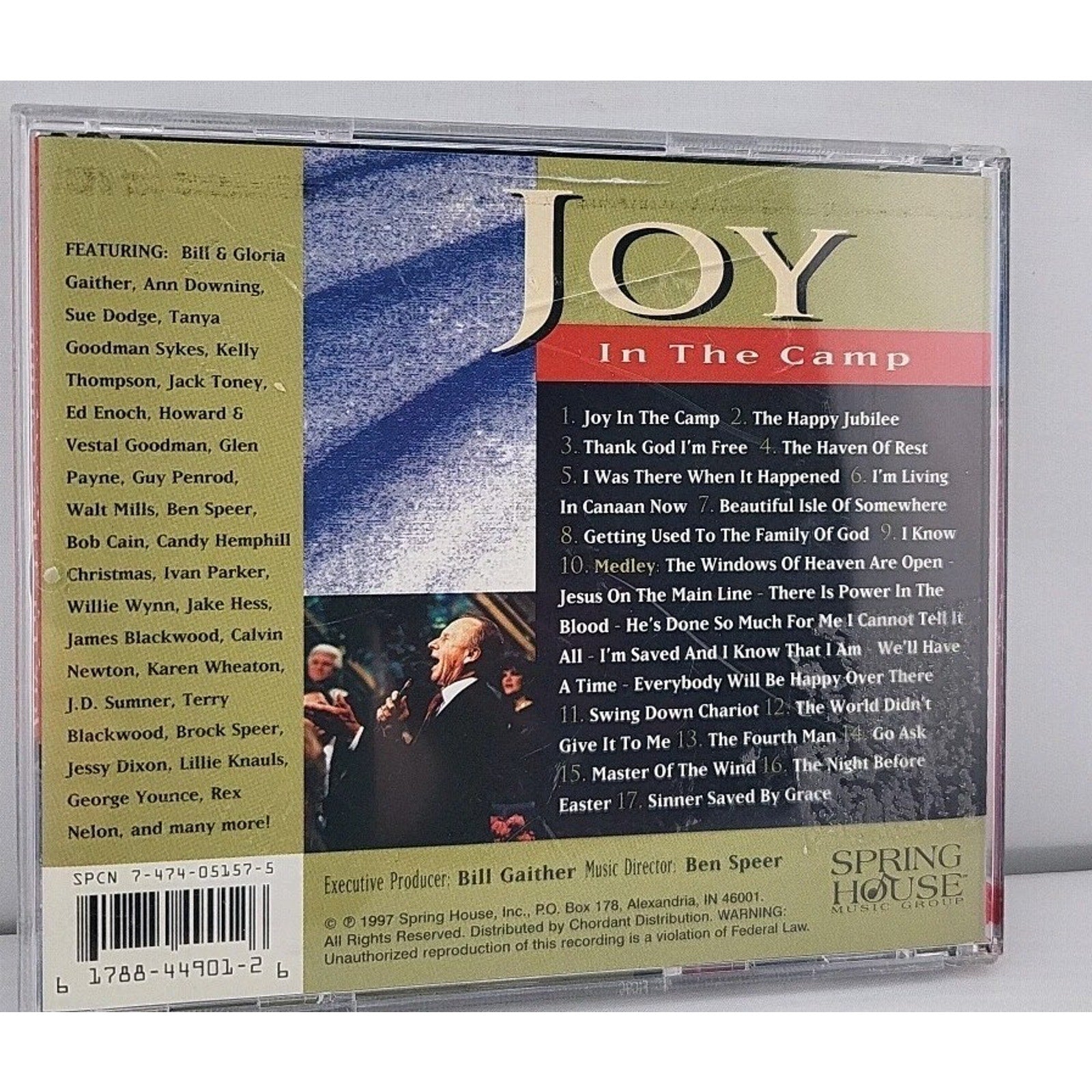 Joy in the Camp by Bill Gaither (CD, 1997)