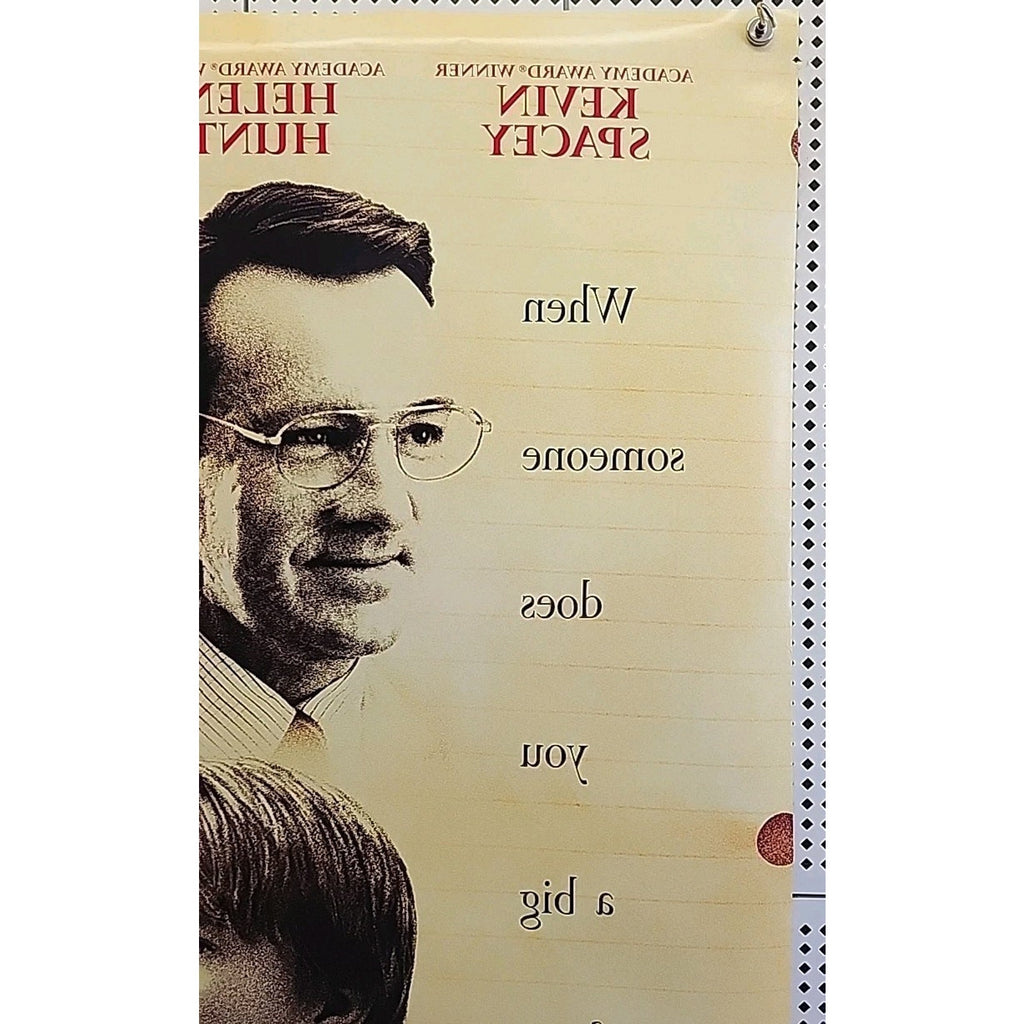 Pay It Forward - Double Sided Original Movie Poster 27” X 40” Kevin Spacey