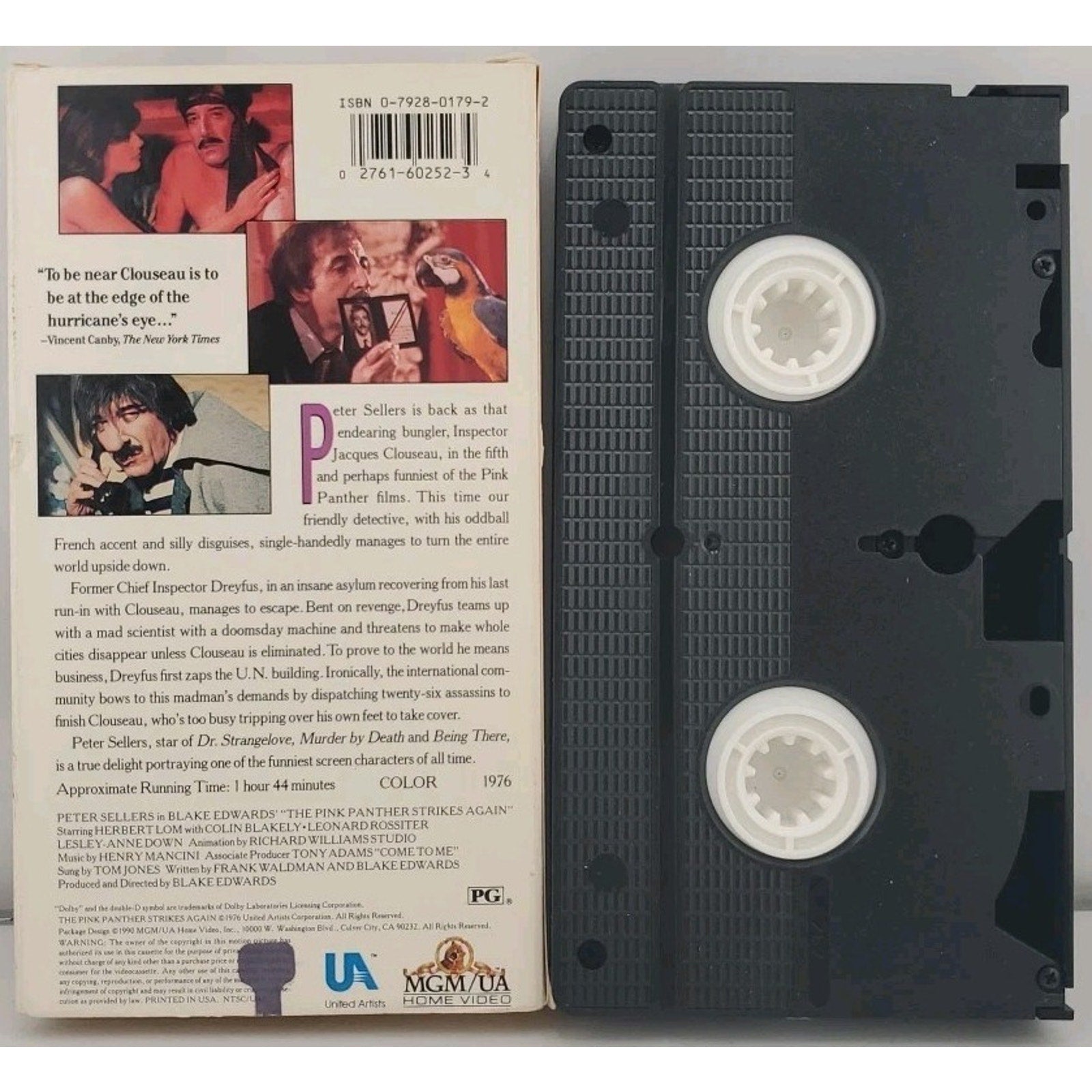The Pink Panther Strikes Again (VHS, 1993)