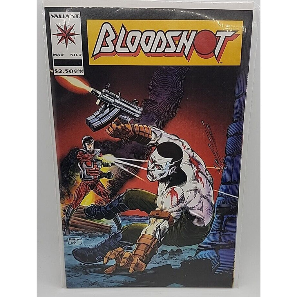 Bloodshot #2 Valiant Comic Book (Mar 1993)