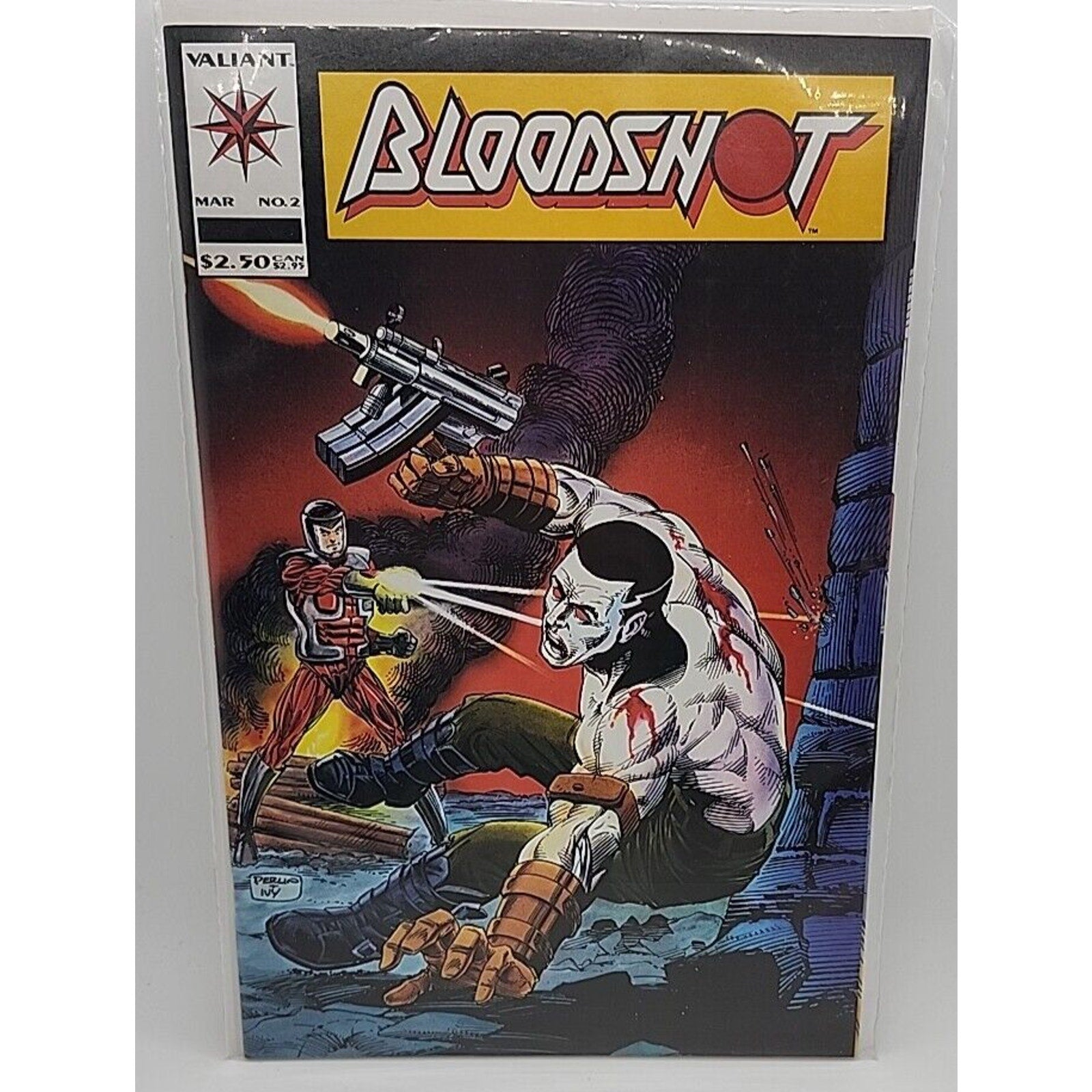 Bloodshot #2 Valiant Comic Book (Mar 1993)