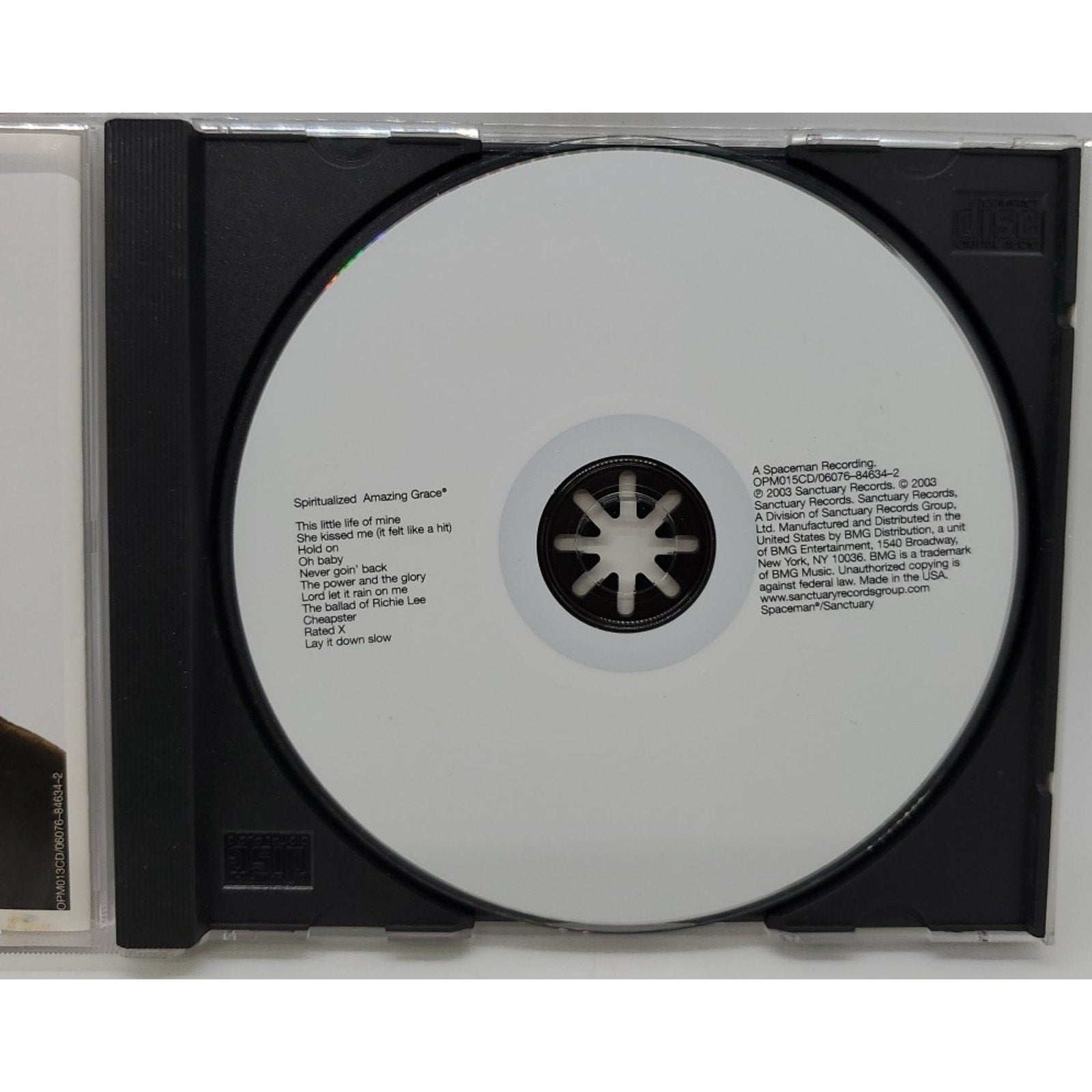 Amazing Grace Spiritualized 3 Song Sampler Promo (CD)