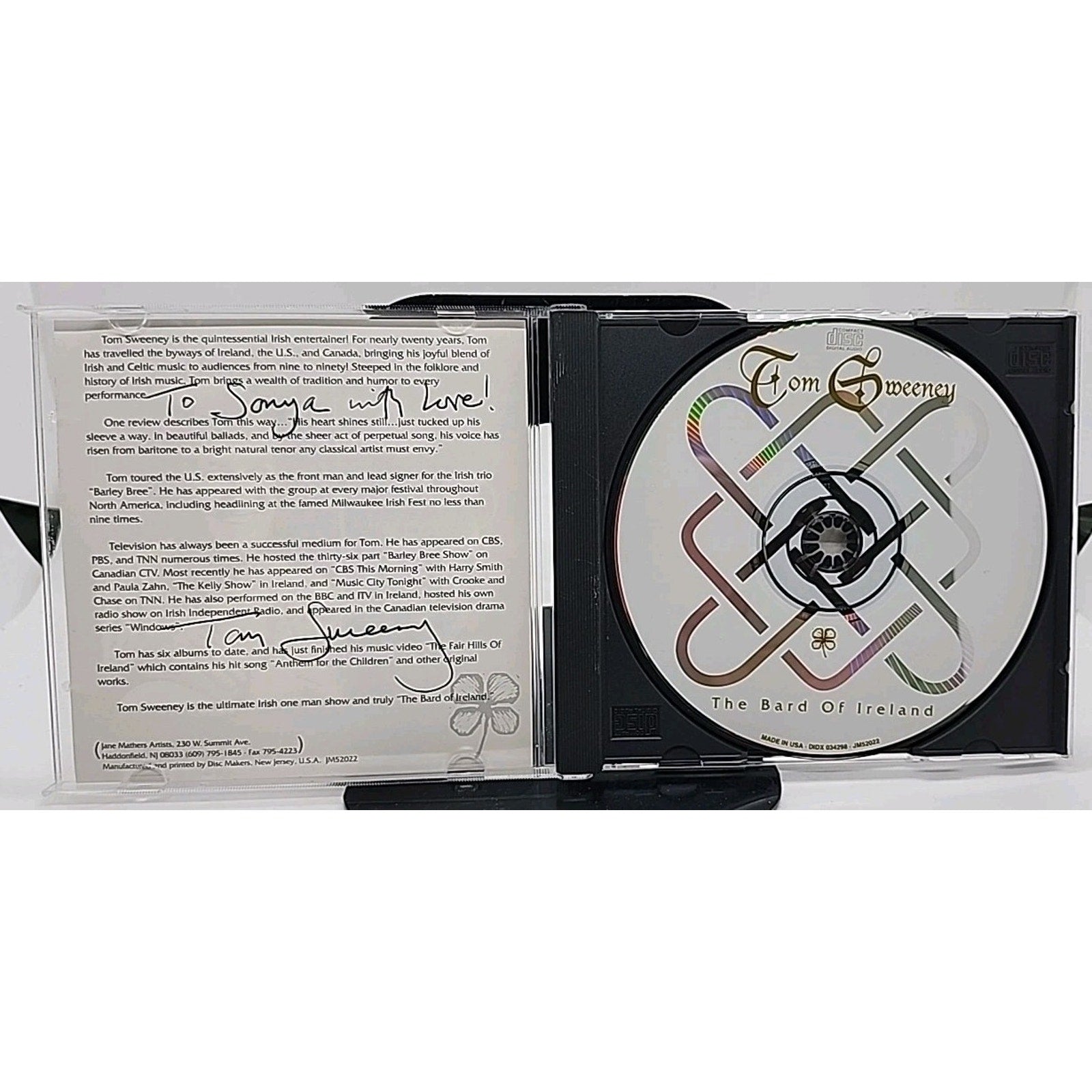 Tom Sweeney The Bard Of Ireland (CD)