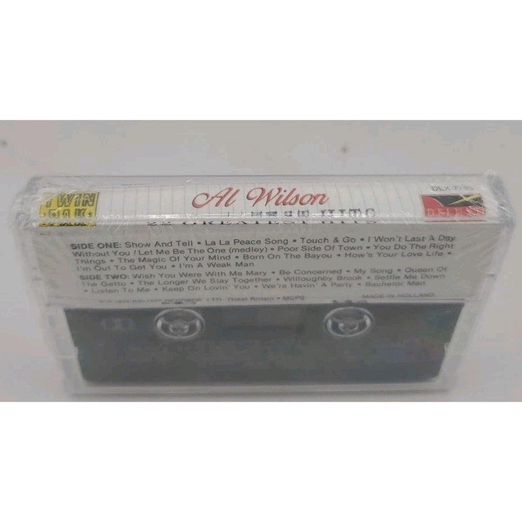 Al Wilson 22 Greatest Hits (Cassette) *Brand New*