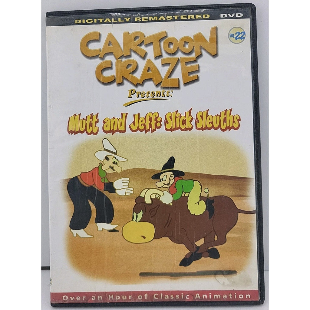 Cartoon Craze Presents Mutt and Jeff: Slick Sleuths Vol 22 DVD 2004 Slimcase