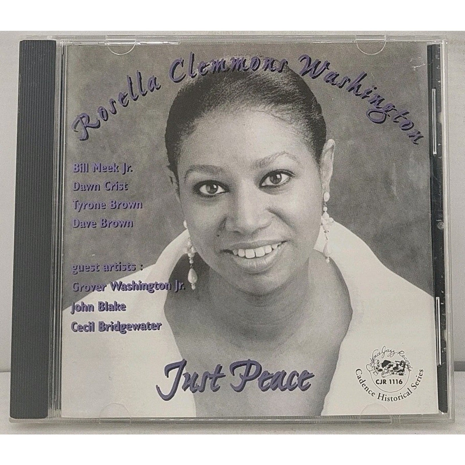 Just Peace by Rosella Clemmons Washington (CD, Dec-2000, Cadence Jazz)