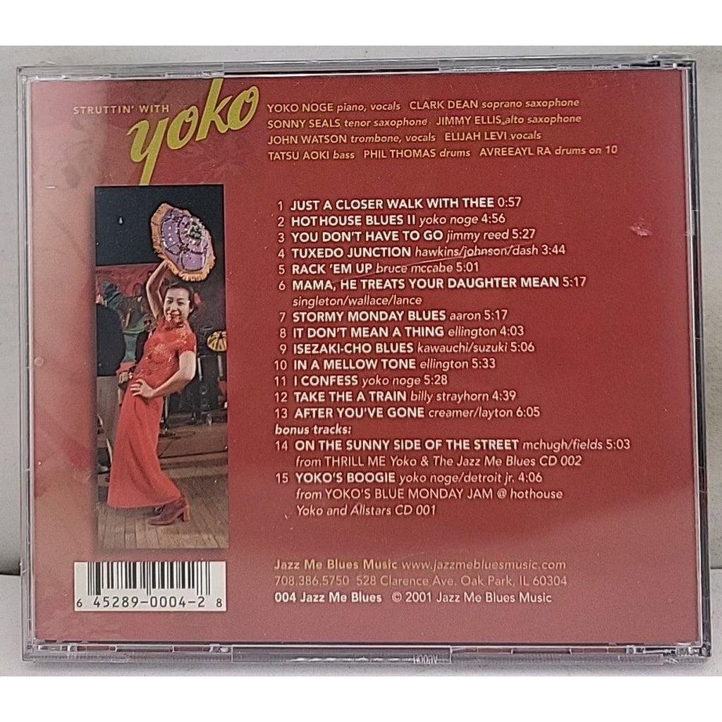 Yoko Noge and the Jazz Me Blues Band "Struttin' with Yoko" CD *Brand New*