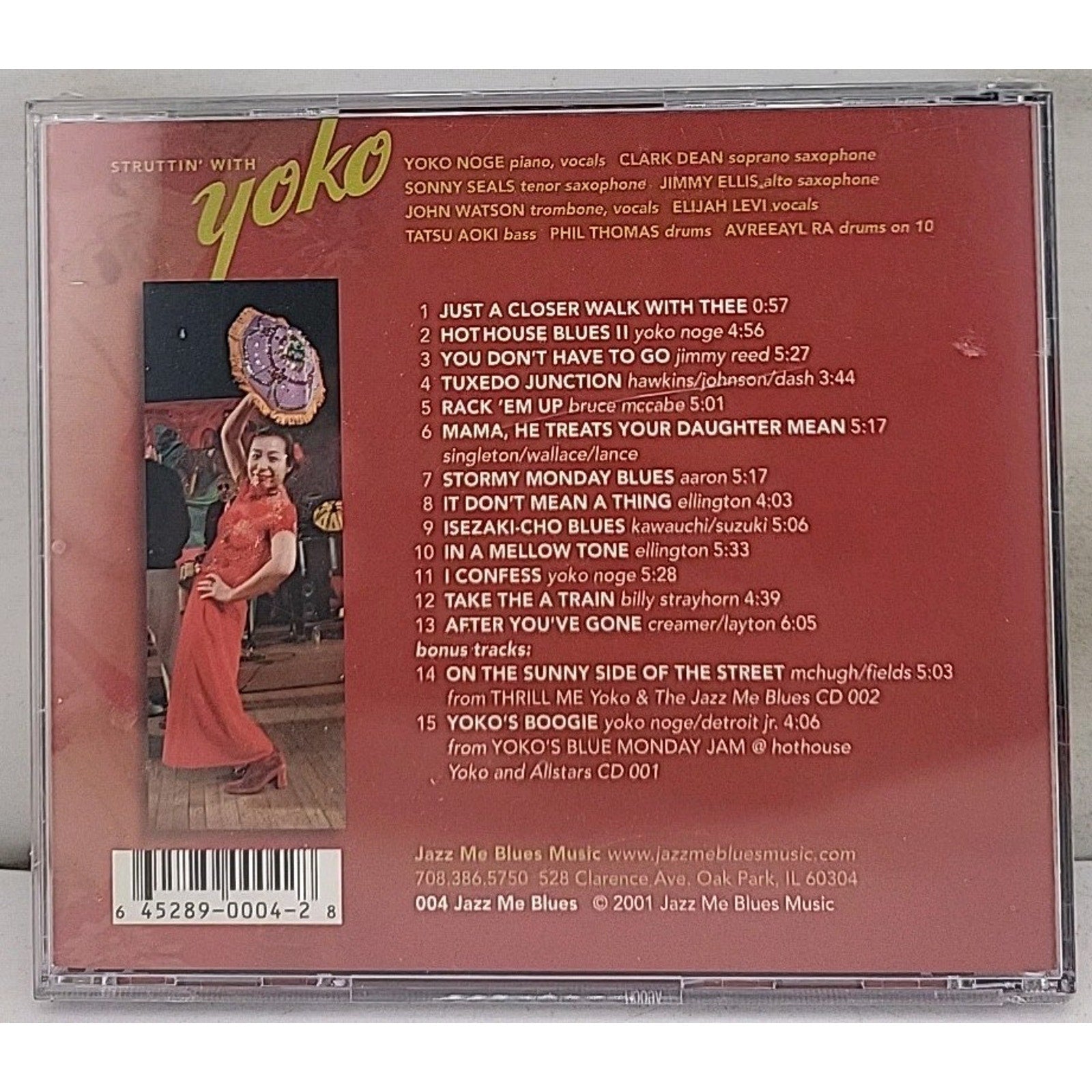 Yoko Noge and the Jazz Me Blues Band "Struttin' with Yoko" CD *Brand New*