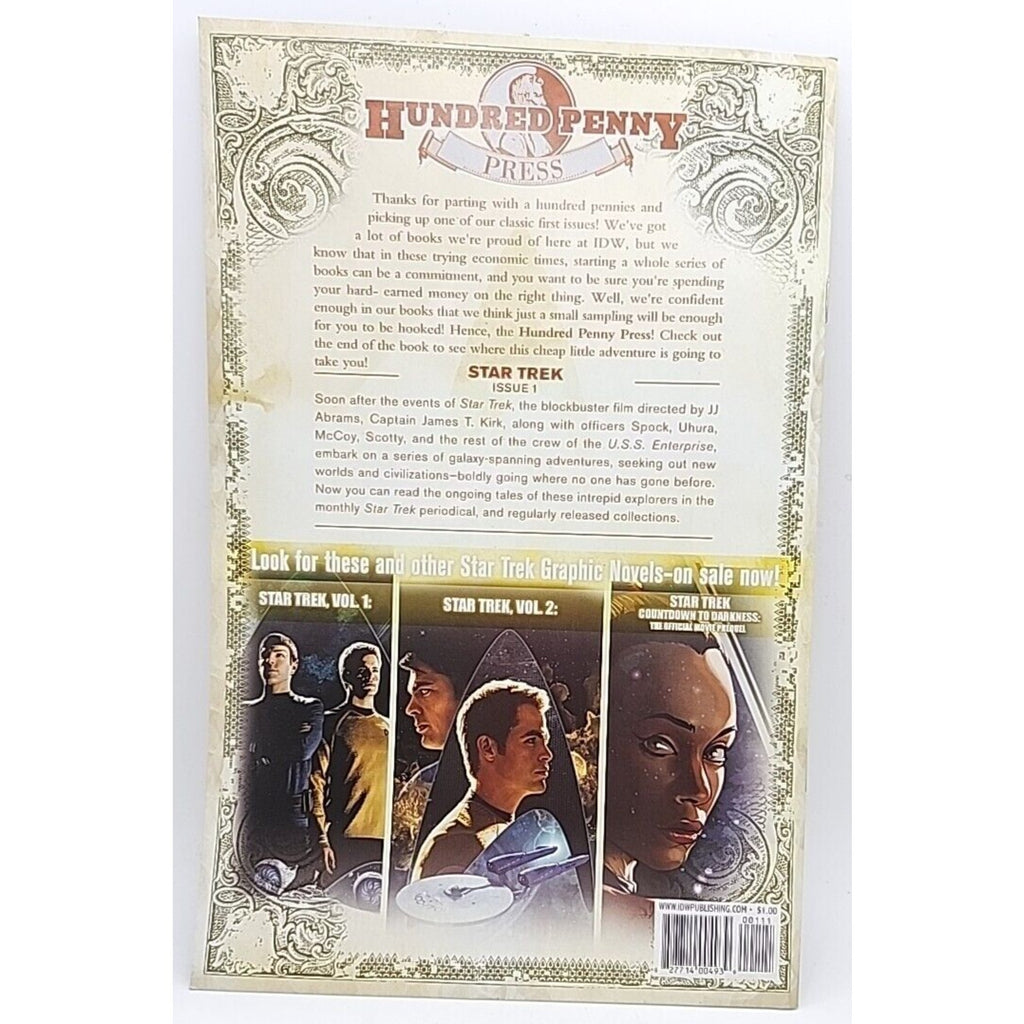 Star Trek #1 Hundred Penny Press August 2013