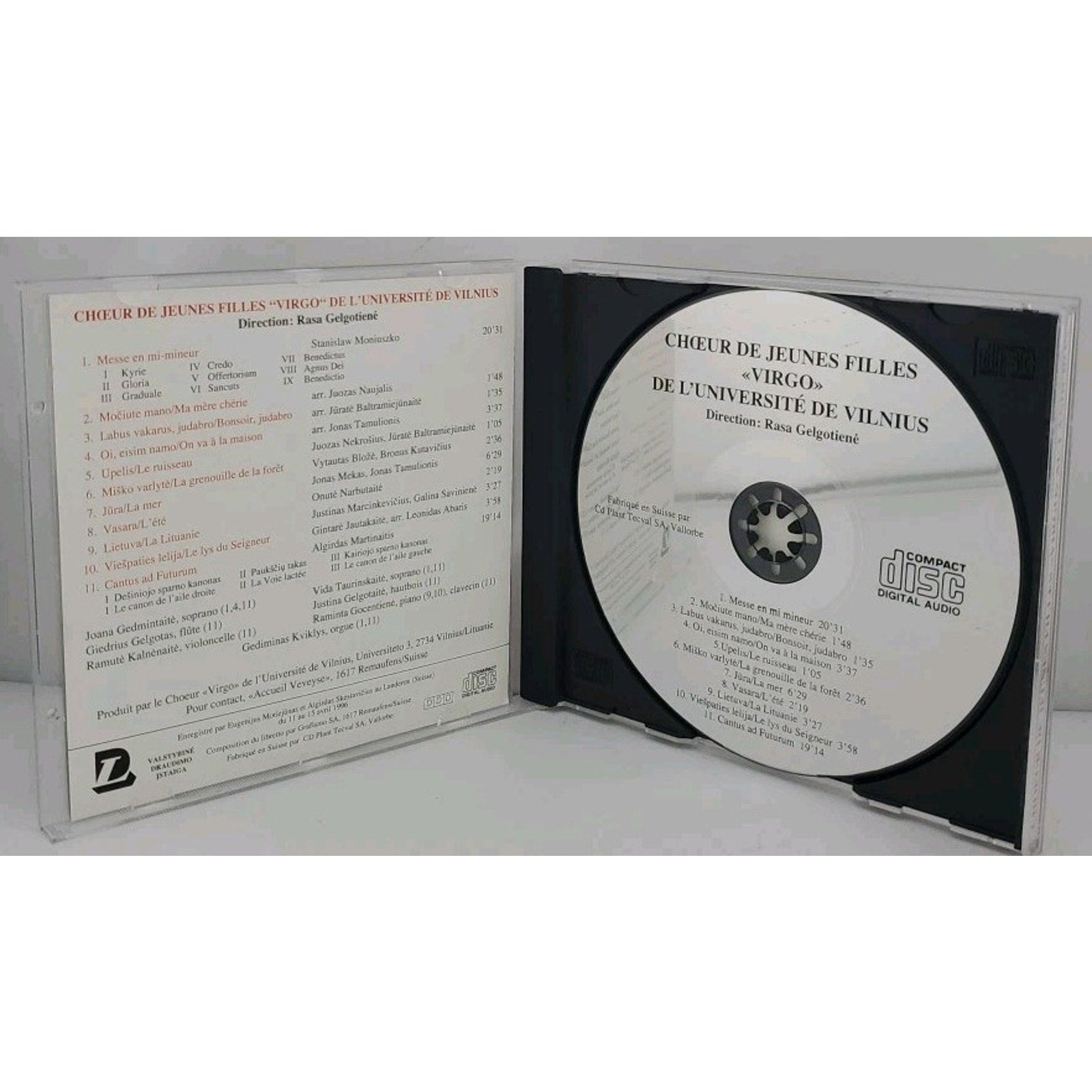 Choeur De Jeunes Filles - Virgo - Au Landeron CD