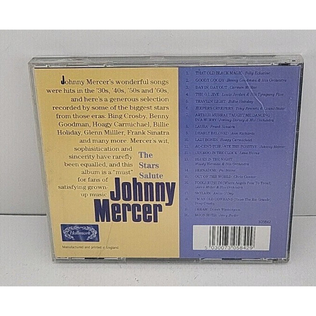 The Stars Salute Johnny Mercer CD 20 Tributes Album