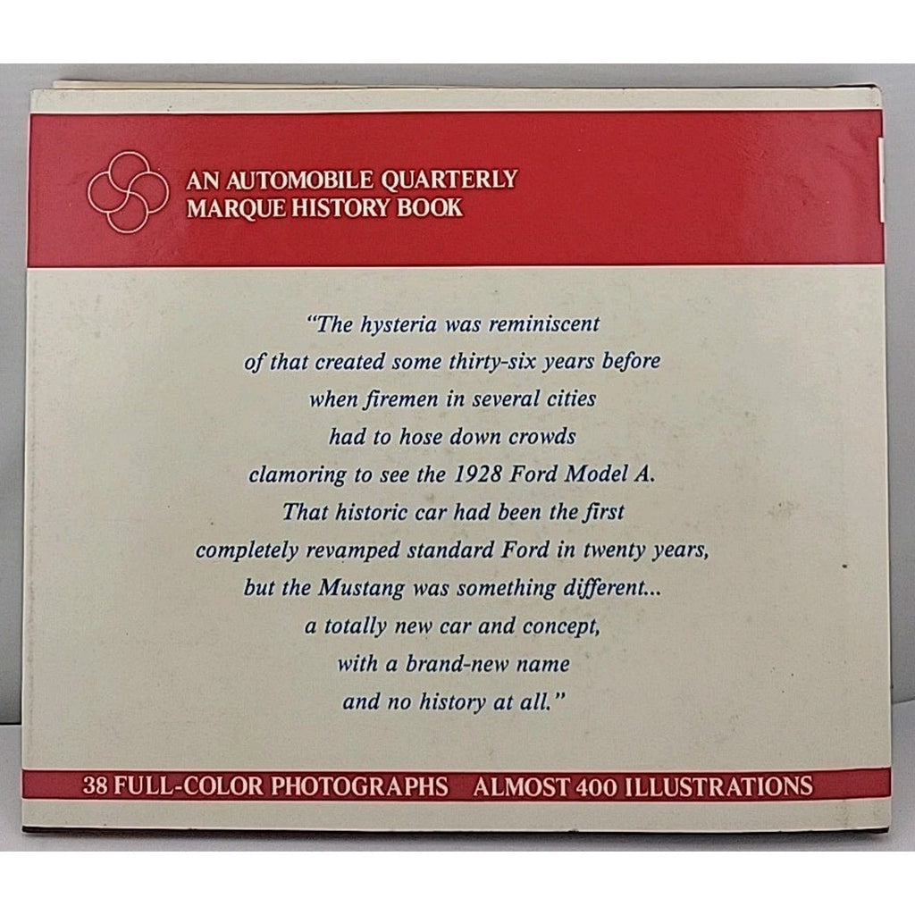 Mustang: The Complete History Of America's Pioneer Ponycar By Gary L. Witzenburg