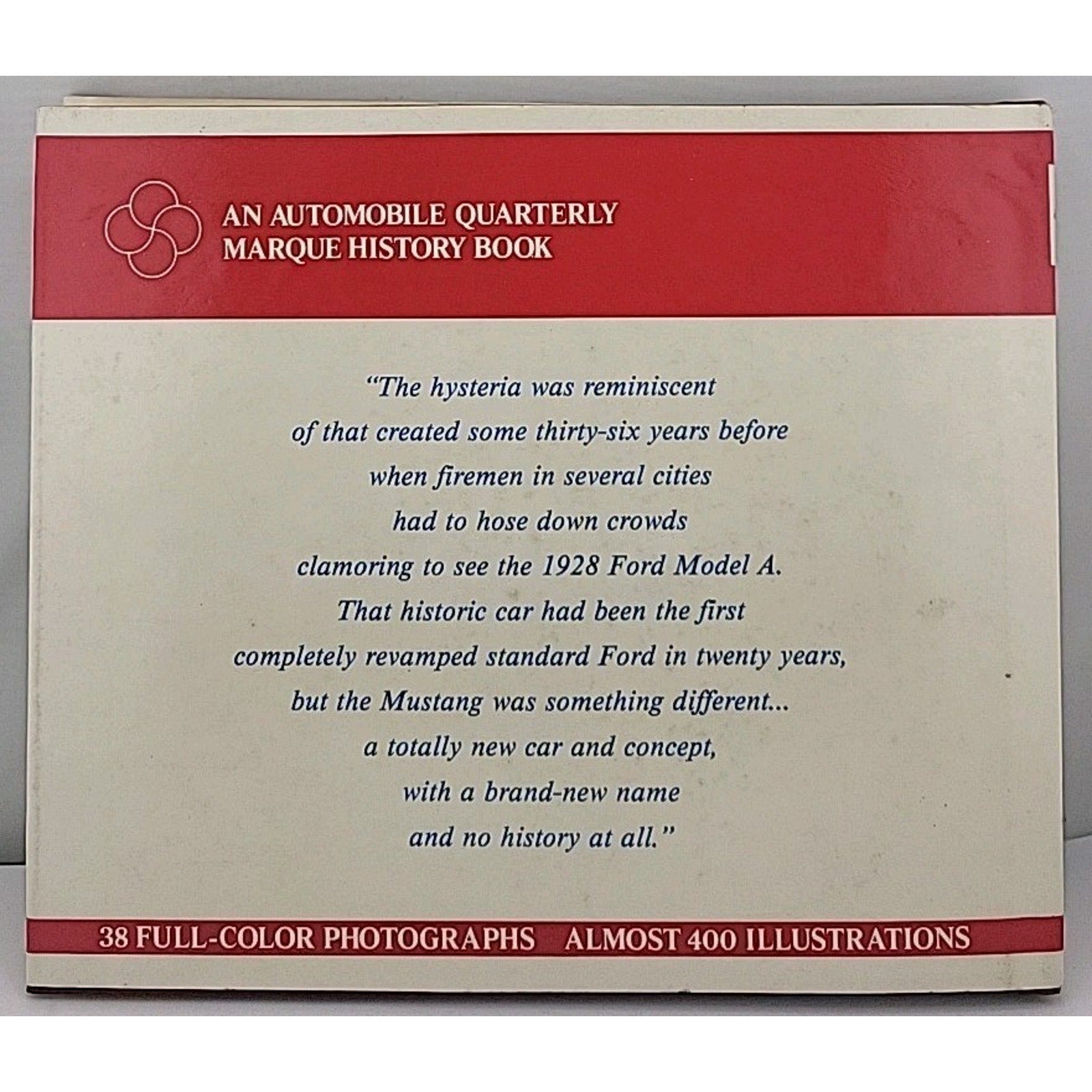 Mustang: The Complete History Of America's Pioneer Ponycar By Gary L. Witzenburg