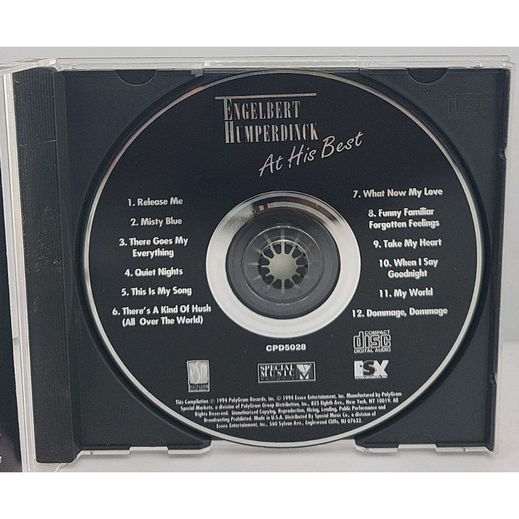 At His Best by Engelbert Humperdinck (Vocal) (CD, Apr-1994, Special Music)