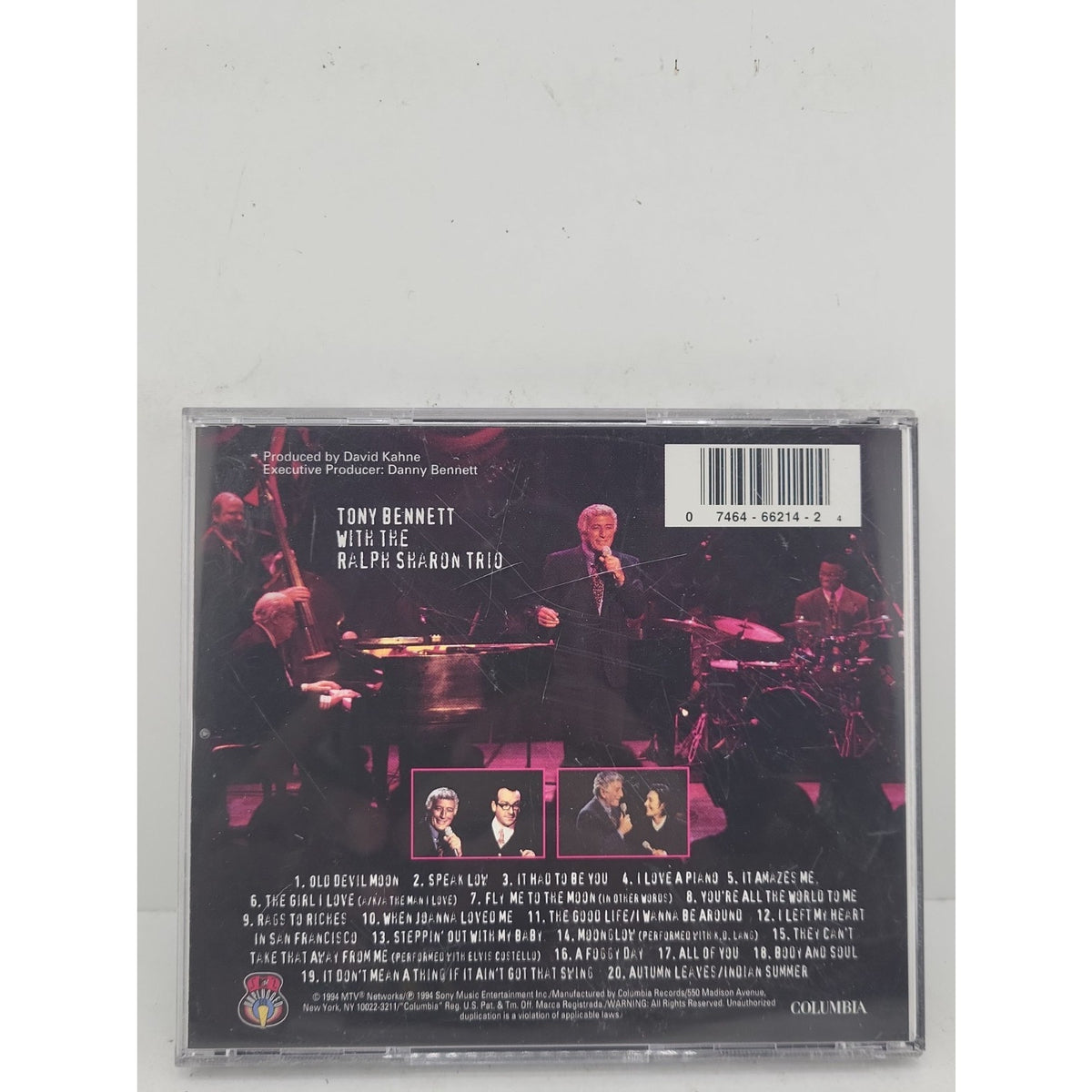 MTV Unplugged by Tony Bennett (CD, 1994)