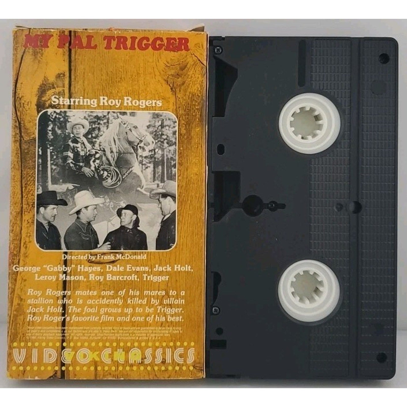 My Pal Trigger VHS Roy Rogers Video Classics 79 Min Collectible