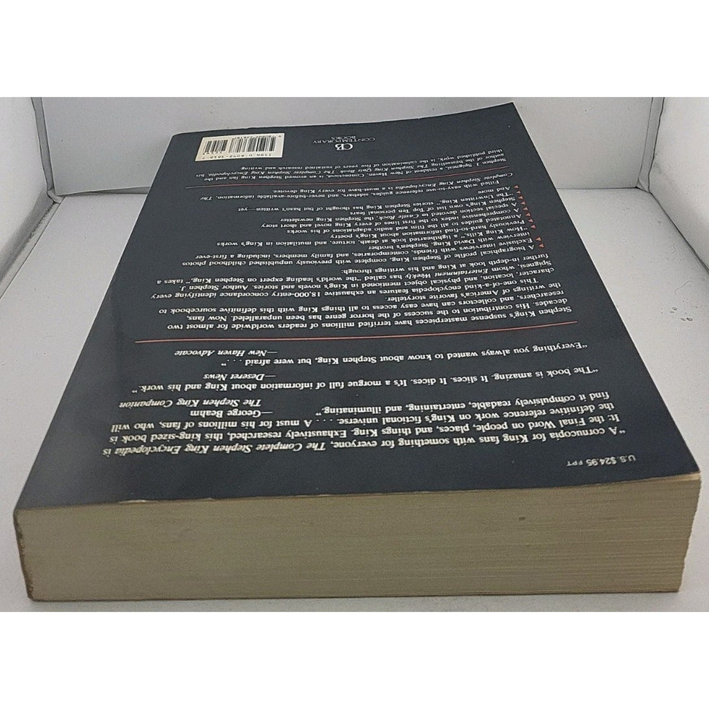 Complete Stephen King Encyclopedia by Stephen J. Spignesi (1993, Trade...